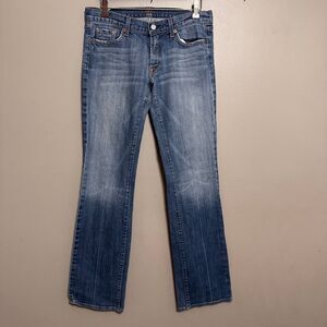 7 for all mankind bootcut light wash jeans size 31
